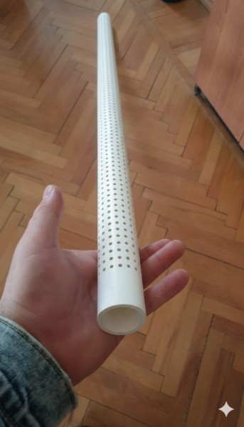 Perforēta spices plastmasas caurule filtra izveidei