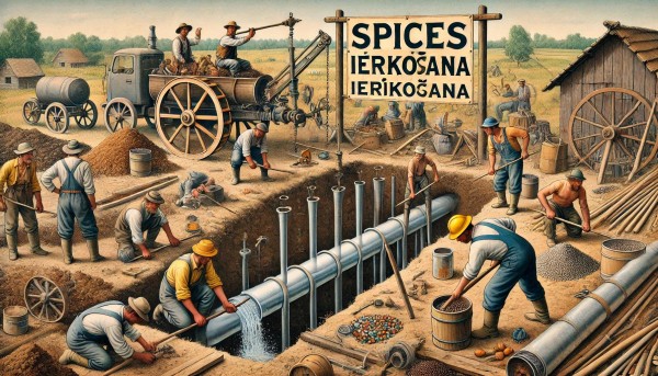 Spices ierīkošanas tehnoloģijas