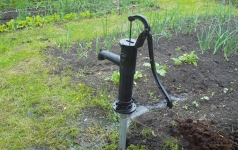 Ūdens dārza laistīšanai.